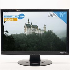 Q.BELL QBV19WT Écran Moniteur LCD Affichage 19" Large 16:10 VESA VGA Prise Audio