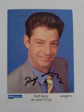 Rolf Berg - Josef Krings in die Anrheiner - original Autogramm - ca. 15x10cm - A