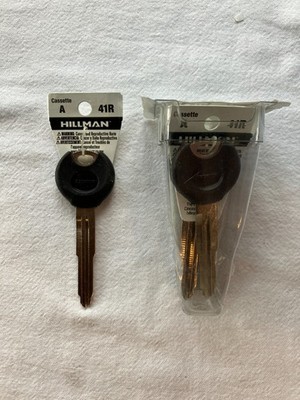 (5) Hillman / Access 41R 87021 Cassette A Blank Replacement Key, Ford