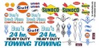 Don's 24hr Heavy Duty Towing Wrecker 1/32nd Scale Slot Car Decals