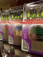 5-star Nit Free Brand Terminator comb Lice Nits Red Blue Green 100 effective