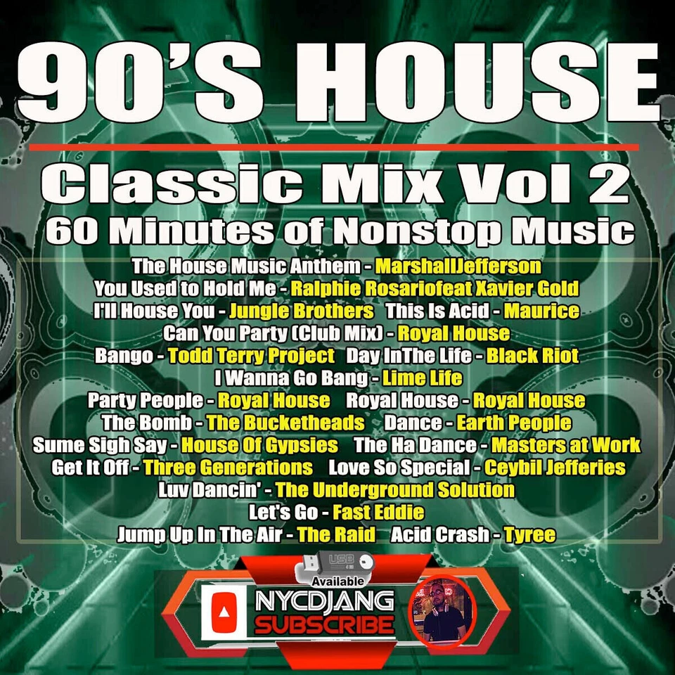 3 CDS 90'S HOUSE CLASSIC MIX VOL 1 ,2, & 3. NONSTOP MUSIC FT VARIOUS ARTISTS Foto 2 de 3