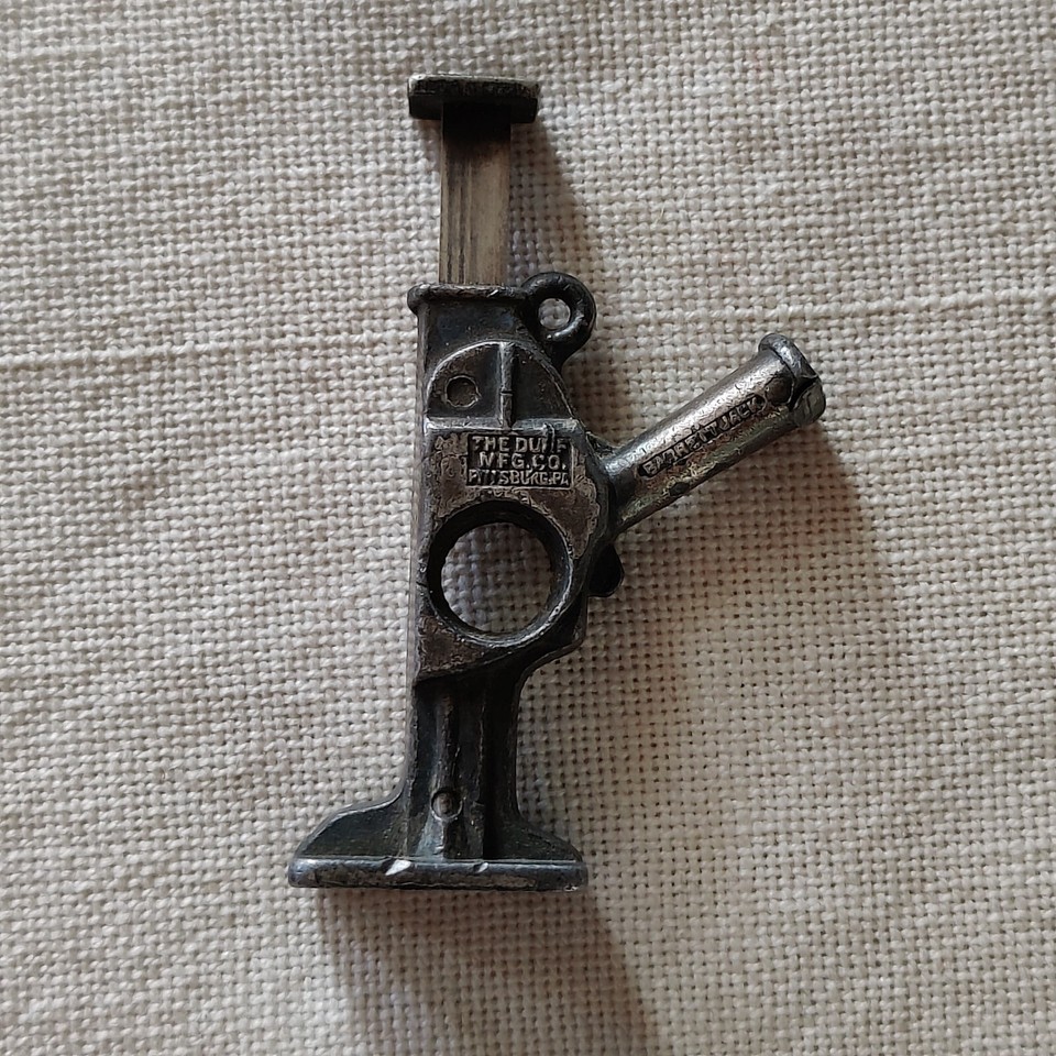 Antique Duff Barrett Railroad Jack Figural Cigar Cheroot Cutter Watch