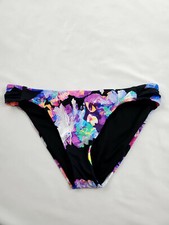 Bar III Hidden Jungle Printed Hipster Bikini Bottoms Size L