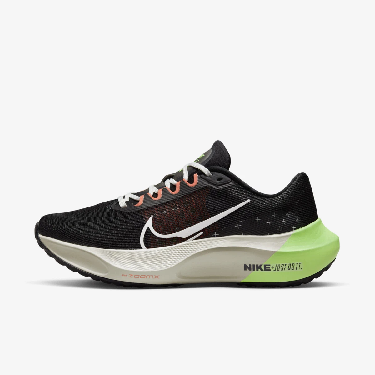 Nike Zoom Fly 5 [FB1847-011] Men Running Shoes Black/White-Sail-Ghost Green