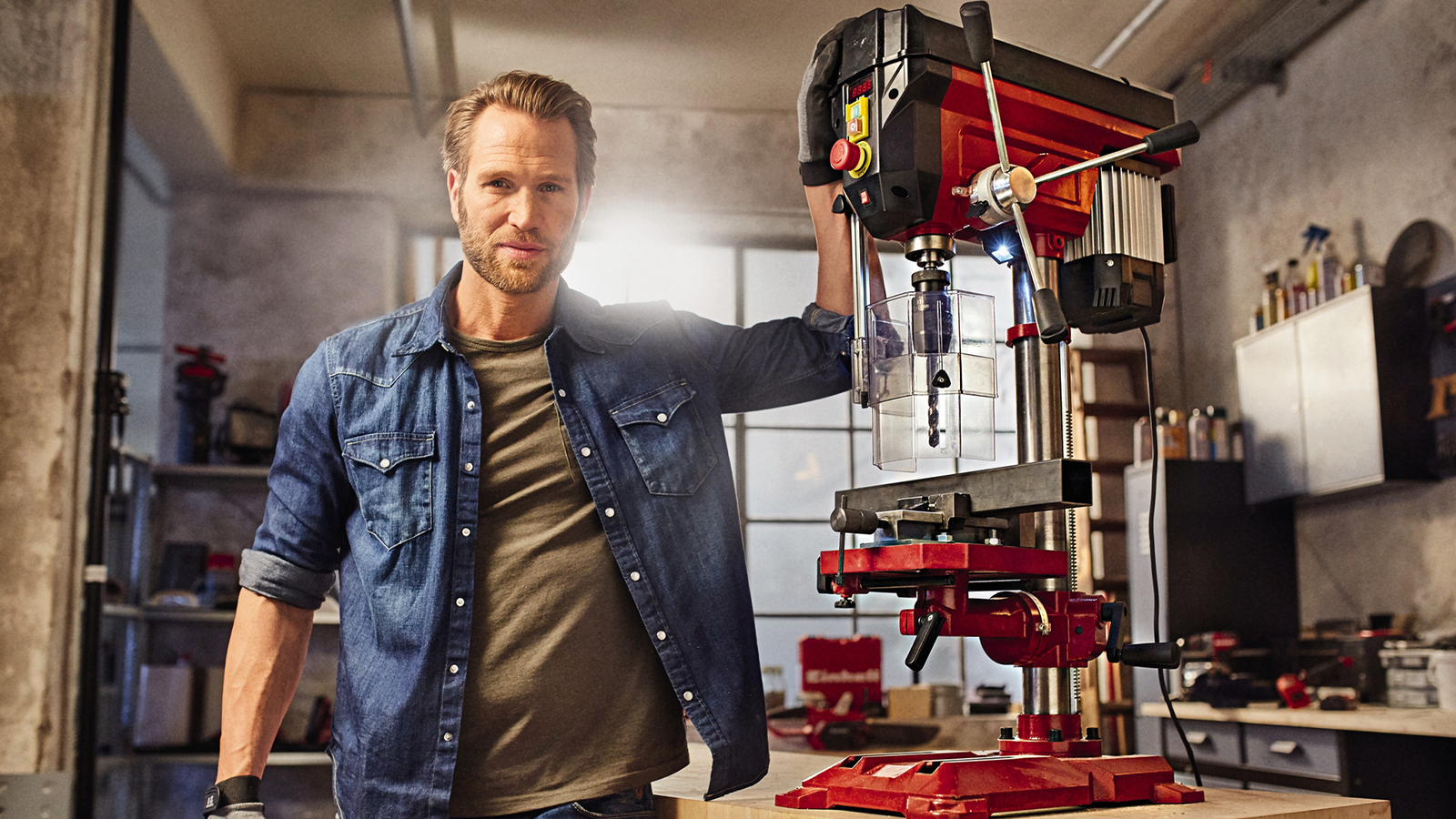 Einhell Pillar Drill 750W TEBD 750 E Electric Adjustable Bench Height Rotatable eBay