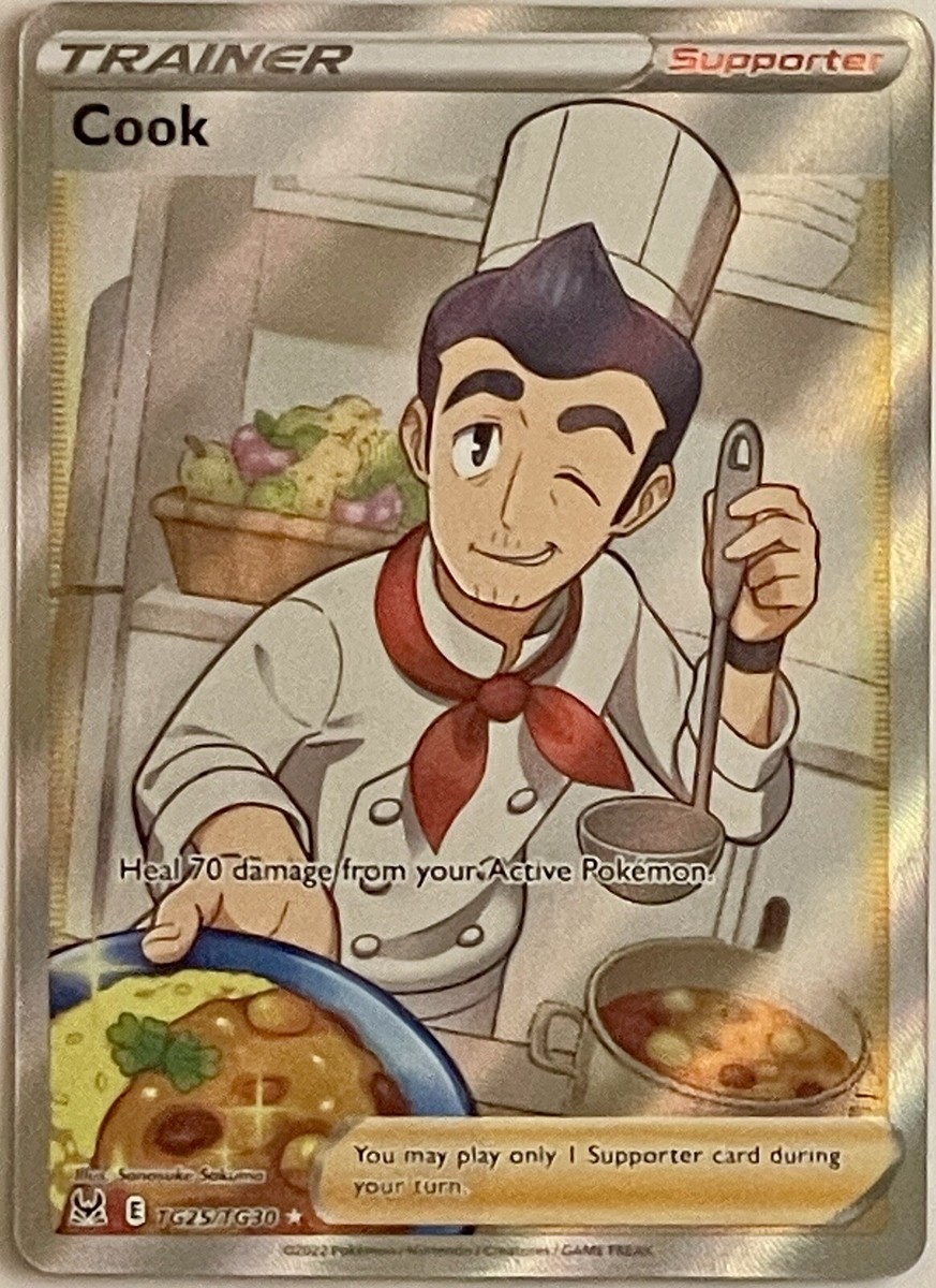 Pokémon TCG Cook Lost Origin Trainer Gallery TG25/TG30 Holo Ultra