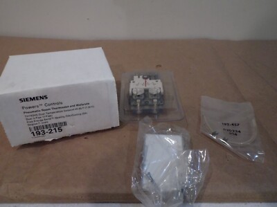 New Siemens Powers Controls 193-215 45-85F Pneumatic Room Thermostat / Wallplate