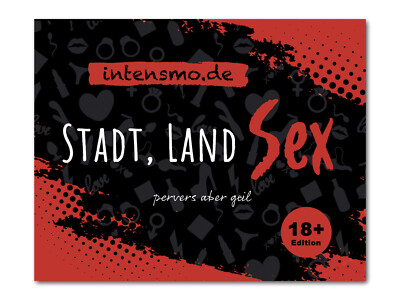 Stadt Land Sex 18+ Erwachsenen Edition - pervers aber geil - witziges Partyspiel