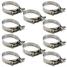 Squirrelly 2.25" Stainless-Steel T Bolt Clamp – Corrosion Resistant Hose Clamps