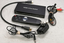 FireFold 4 1 HDMI Switcher With Cables And Remote