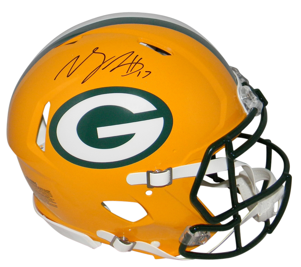 Davante Adams Autographed Signed Green Bay Packers AUTHENTIC SPEED HELMET JSA 