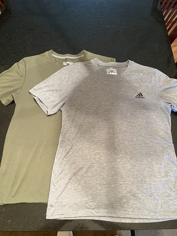 Adidas Men T-Shirts Size M PAIR OF 2