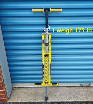  See Video~EVADE 6061 Yellow Aluminum Metal POGO STICK Launcher Extreme 190lbs 