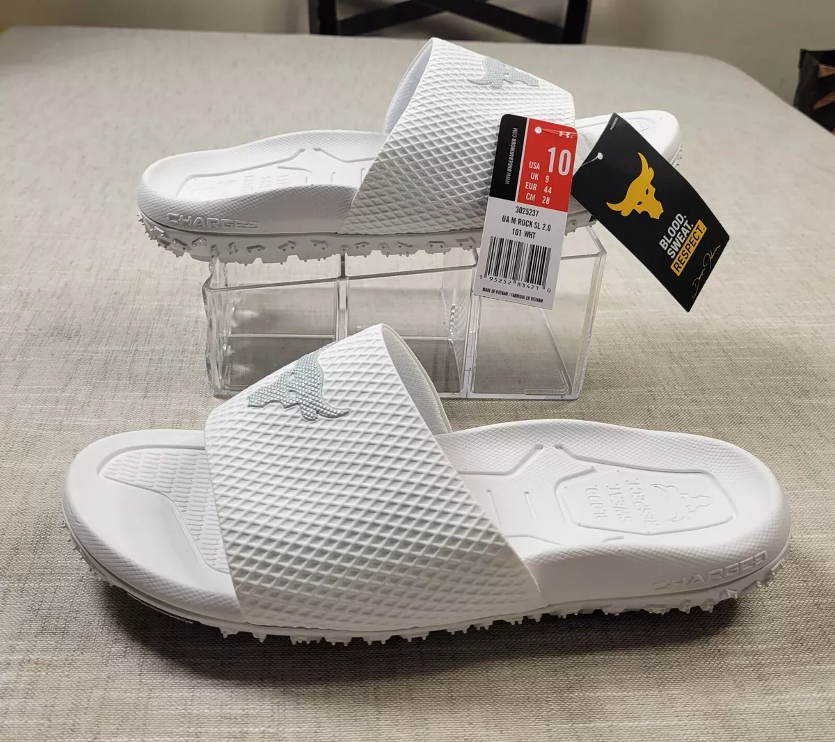 White under armour clearance sandals