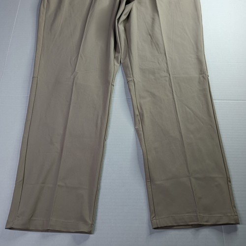 Chaps Golf Performance Chino Hampton Khaki Men's 40x30 Stretch Moisture Wicking - Picture 3 of 7