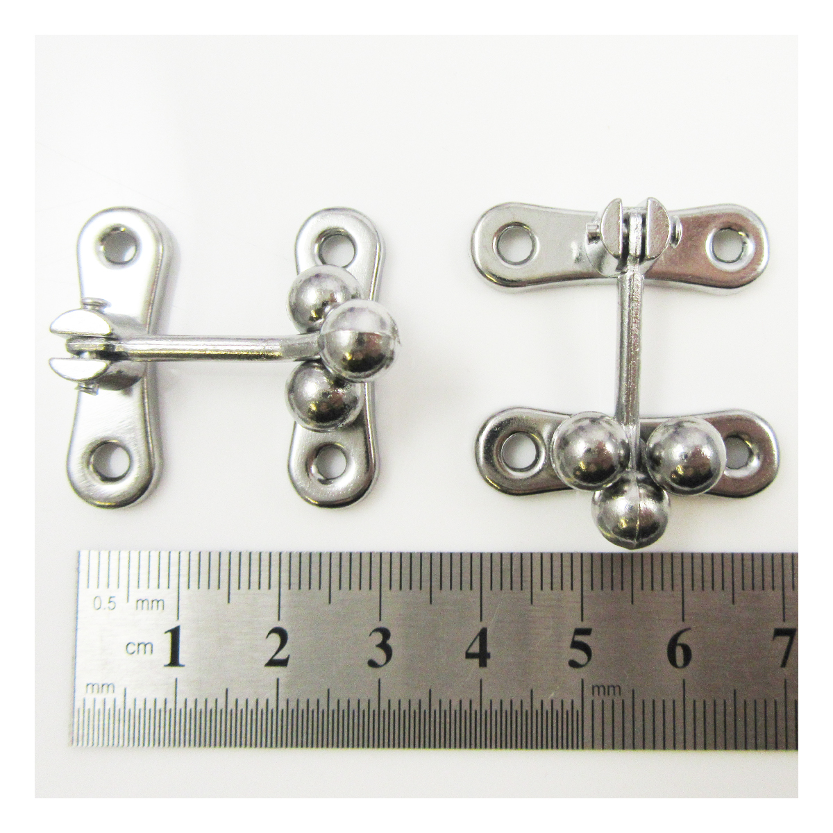 2 x JEWELLERY BOX LATCH CATCH 32mm / 40mm *2 COLOURS TRINKET CLOSURE