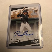2021 PANINI CHRONICLES PRESTIGE BASEBALL DANNY MENDICK AUTO - CHICAGO WHITE SOX