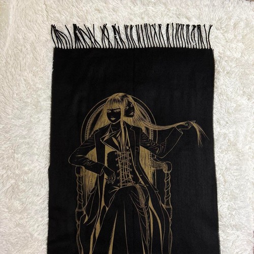 S'YTE junji ito Tomie stole muffler Black YOHJI YAMAMOTO collaboration Used - Picture 2 of 13
