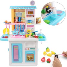 Kitchen Toy Kit Chef Pretend Food Cooking Play Set Toddler Girl Christmas Gift