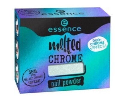 Essence Melted  chrome Nail Powder Metall shine on the nail  02 All eyes on me 