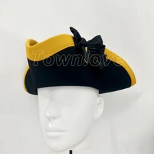 18th Century British/French Bicorn Hat Historical Replica British Hat Unisex