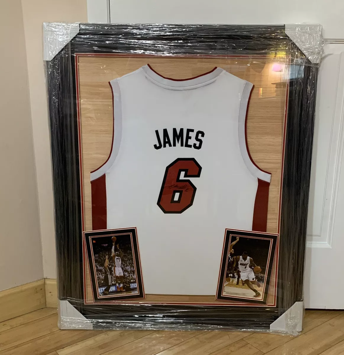 LeBron James Autographed Authenticated Miami Heat Jersey Custom framed -  Ace Rare Collectibles