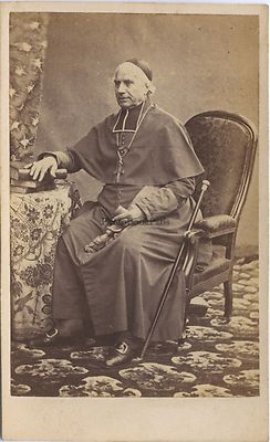 Mgr Mellon Erzbischof Von Sens Frankreich Cdv Vintage Albumin