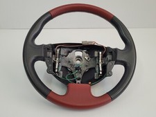 Renault Megane X84 E84 Mk2 Black / Red Leather Steering Wheel 03 - 10