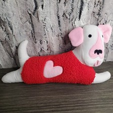 Target Valentine  s Day Dog Shaped Shearling Throw Pillow 2023 Room Essentials