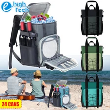 Cooler Backpack 24 Cans Insulated Leak Proof Soft Bag for Camping Picnic Lunch