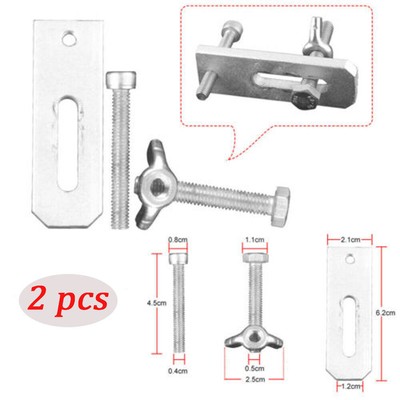 2PCS CNC T-Schlitz Tischklemmen Metall Befestigungswerkzeuge für CNC-Maschine CA