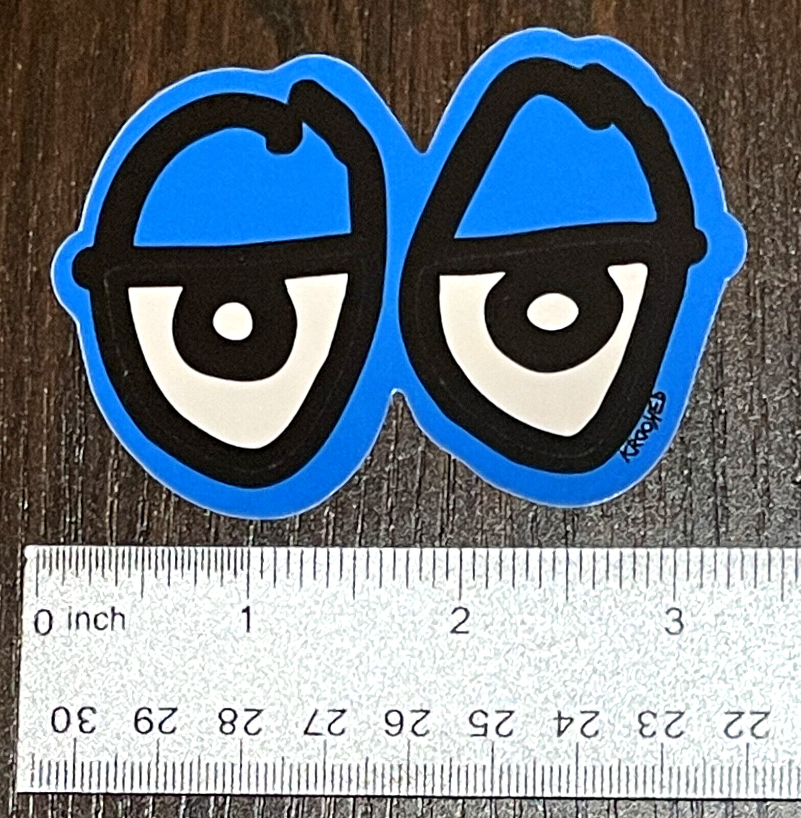 Ing Sticker 3.25 In X 2.25 In Multicolor Skateboard Decal