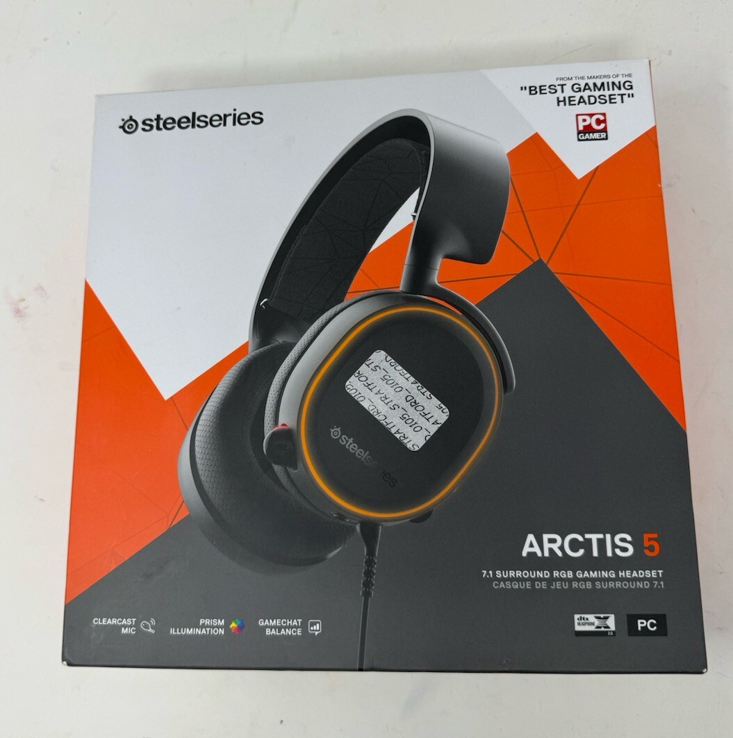 SteelSeries 61505 Arctis RGB Gaming Headset For Xbox, PS5, PS4
