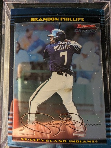Brandon Phillips #136 2002 Bowman Chrome Draft Picks card