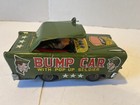 Rare Vintage Wakasuto Boeki Bump Car Pop Up Soldier Friction Toy Japan Working — photo 3