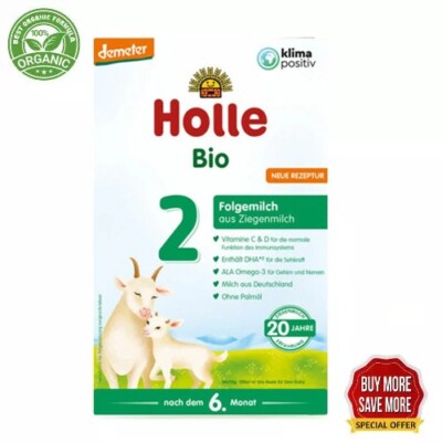Holle Goat Milk Stage 2 Organic Formula + DHA (400g)