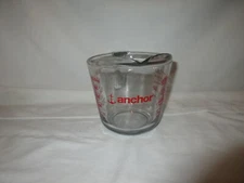 Vintage Anchor Hocking, Glass Measuring Cup, Clear. 2 Cup Capacity