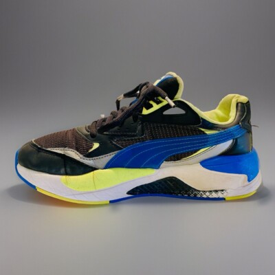PUMA X-Ray  Speed Virtual Lace Up Colorblock - Blue- Yellow-Black Men s SZ 8.5