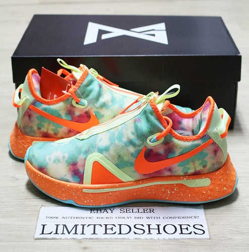 Nike PG 4 Gatorade Gx All Star CD5086-700 voltios naranja Mens Plaid azul  2k20 | eBay