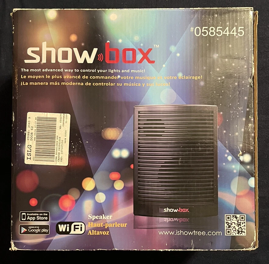 Show Box App Controlled Wifi Lighting with Speaker Model 0585445