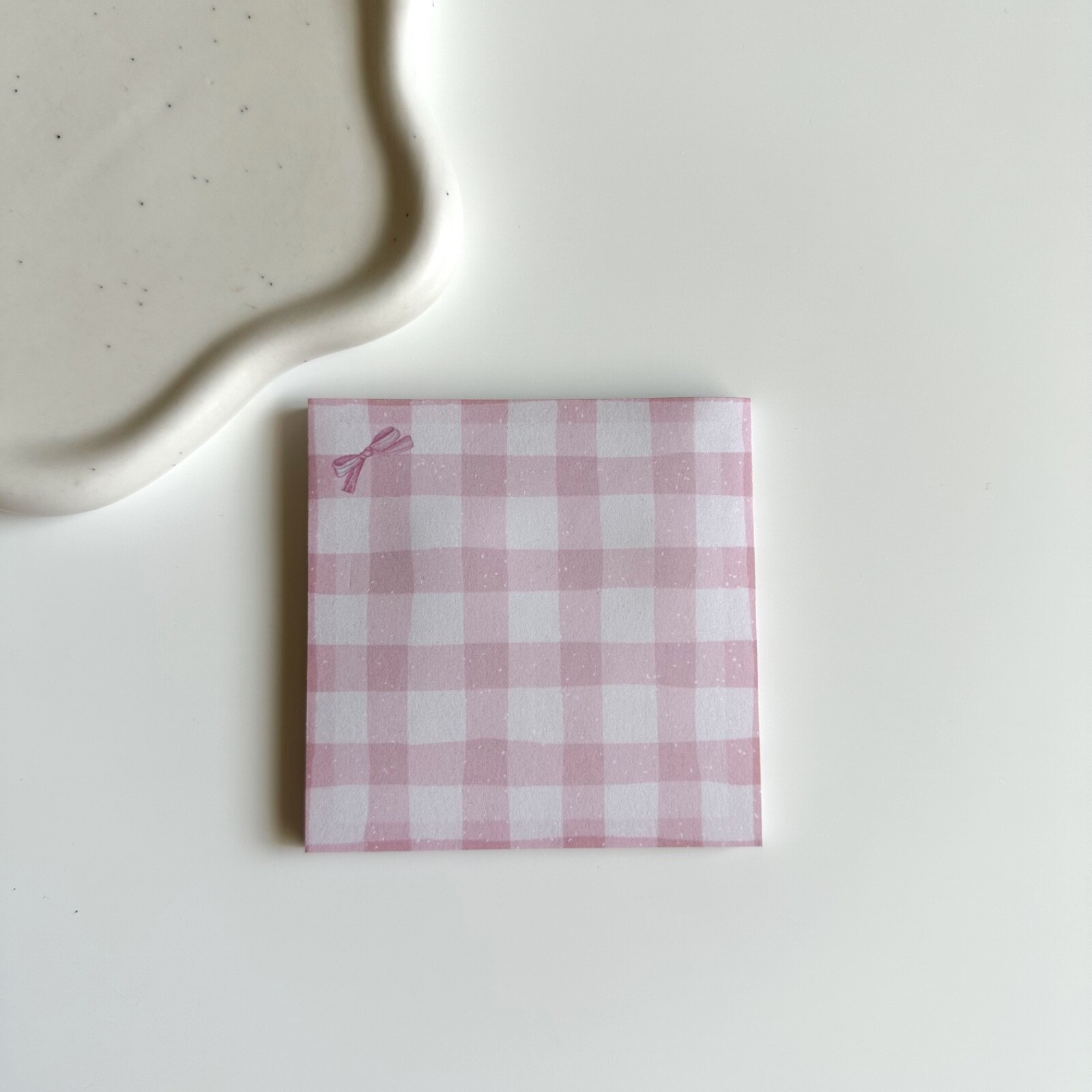 Cute Pink 50-Sheet Sticky Notes Pads for Office & School-image