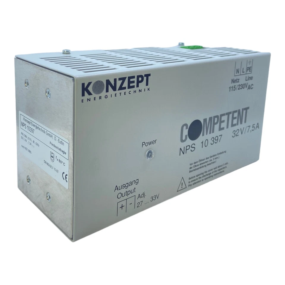 Fuente de alimentación Concept NPS10397 48...62Hz 230V 32V 7,5A Foto 2 de 4