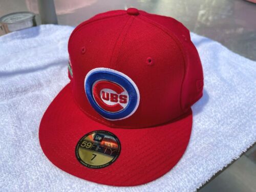 Kings Clothing Chicago Cubs Red Green UV Wrigley Field Anniversary Sz 7 IN HAND - 第 1/5 張圖片