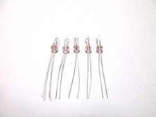 New (5) 8 Volt 50ma Light Bulbs are very small 3mm with TRACKING #