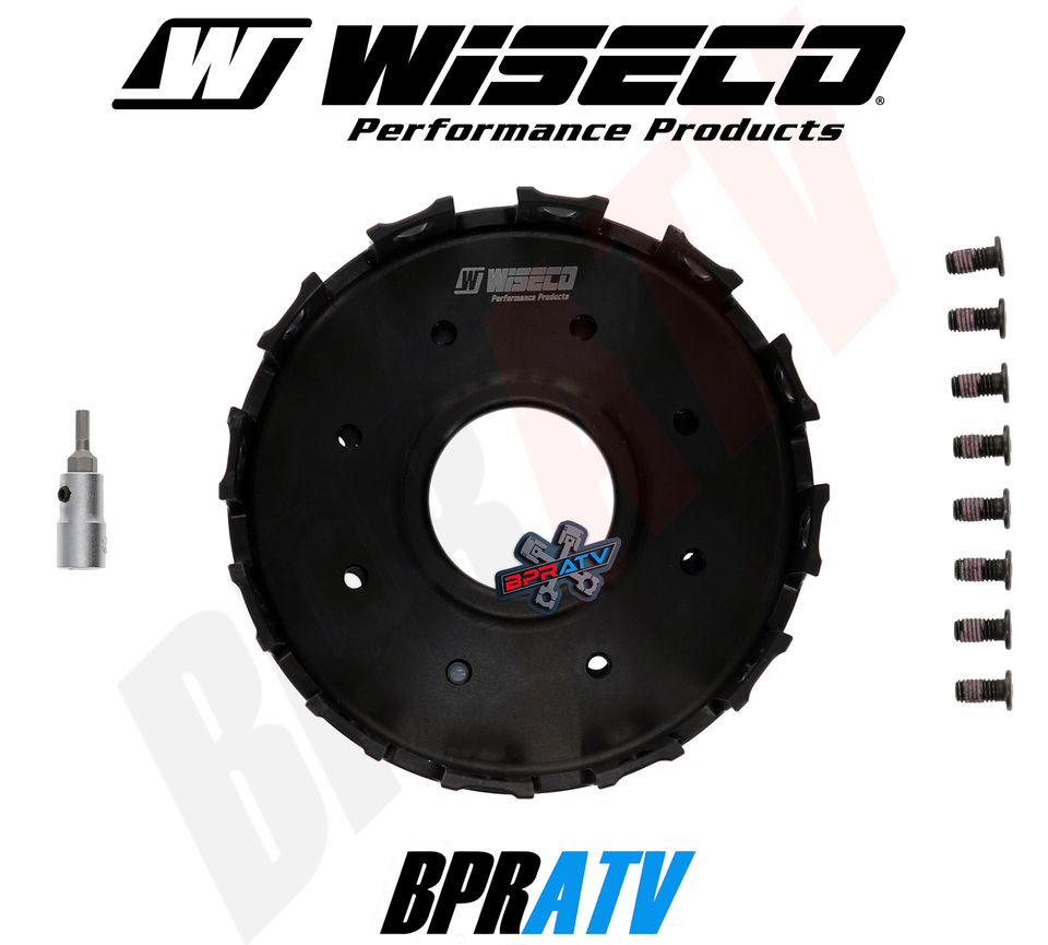 Banco De Pesas Honda TRX450R TRX 450R TRX450ER Wiseco Heavy Duty Billet Clutch Basket O-Ring No Rest For The Wicked