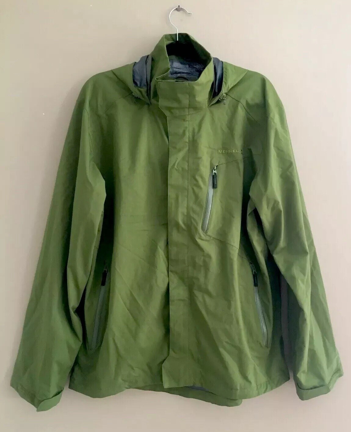 Merrell Mens Opti-Shell Green Raincoat 