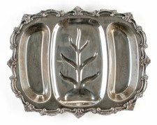 Silver Presentation Platter Personally Gifted by Dwight D. & Mamie Eisenhower