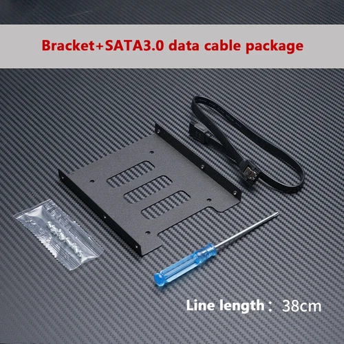 2.5" Skids For SSD To 3.5" Bay Caddy Tray Hard Drive HDD Metal Mounting Dock