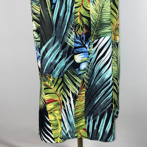 Shein Tropical Print Dress Womens L US 8 / 10 Sleeveless Summer Vacation AU - Picture 15 of 17